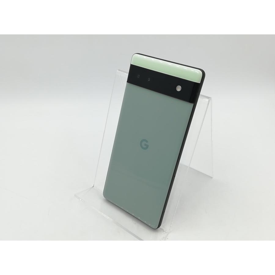 中古】Google au 【SIMフリー】 Pixel 6a セージ 6GB 128GB GB17L
