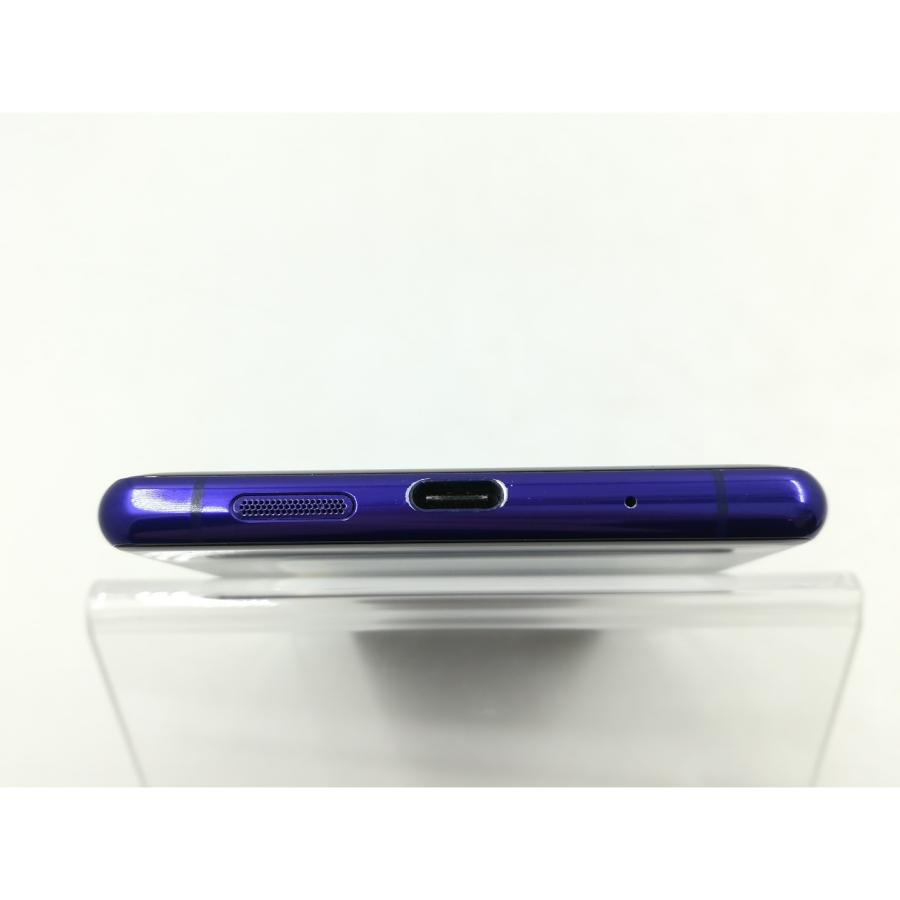 中古】SONY au 【SIMロック解除済み】 Xperia 1 SOV40 パープル