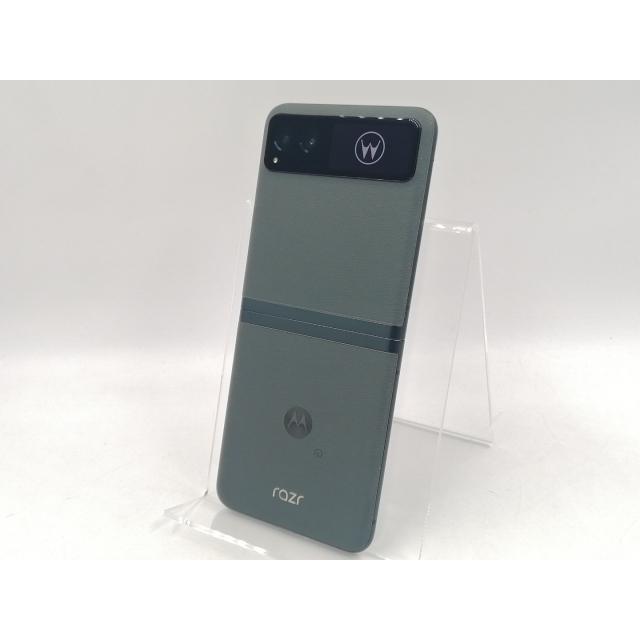 中古】MOTOROLA 国内版 【SIMフリー】 motorola razr 40 セージ