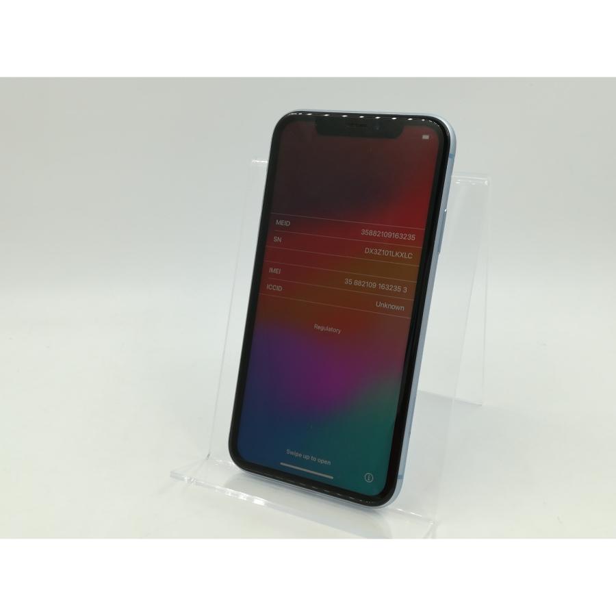 中古】Apple au 【SIMロック解除済み】 iPhone XR 64GB ブルー MT0E2J
