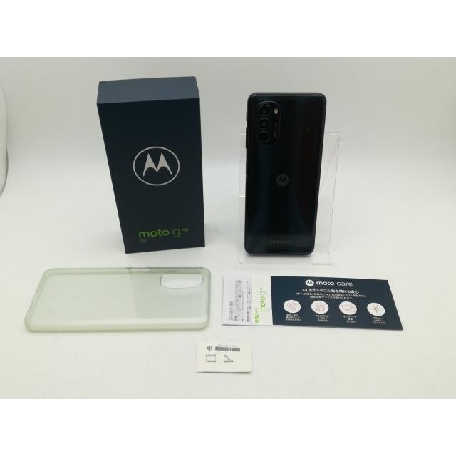 中古】MOTOROLA 国内版 【SIMフリー】 moto g52j 5G II インクブラック