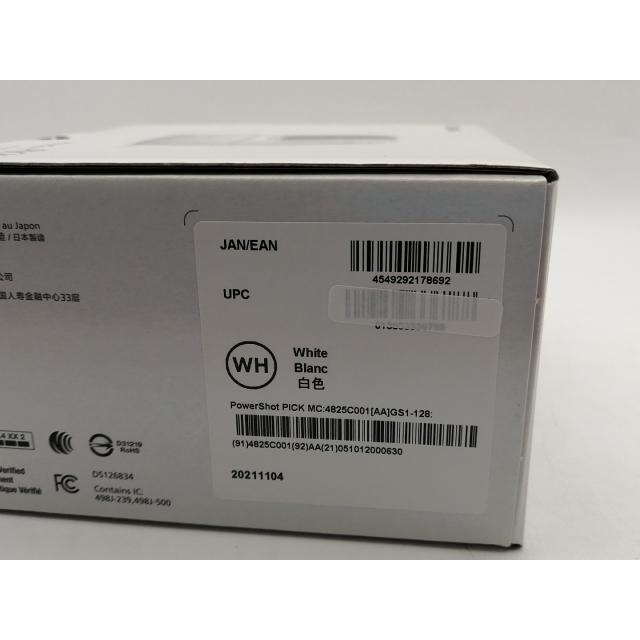 Canon PowerShot PICK 別売り純正ケース付き　中古 中古】Canon PowerShot PICK ホワイト【千葉】保証期間1ヶ月【ランクA