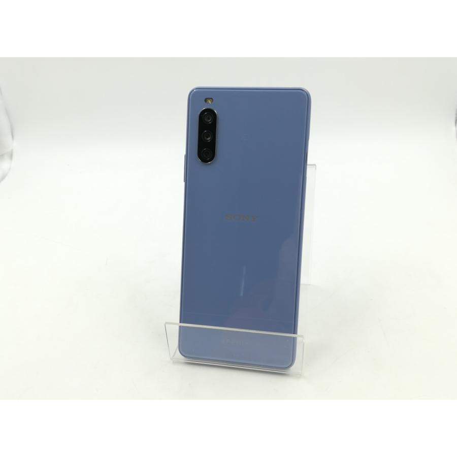 中古】SONY au 【SIMロック解除済み】 Xperia 10 III ブルー 6GB 128GB