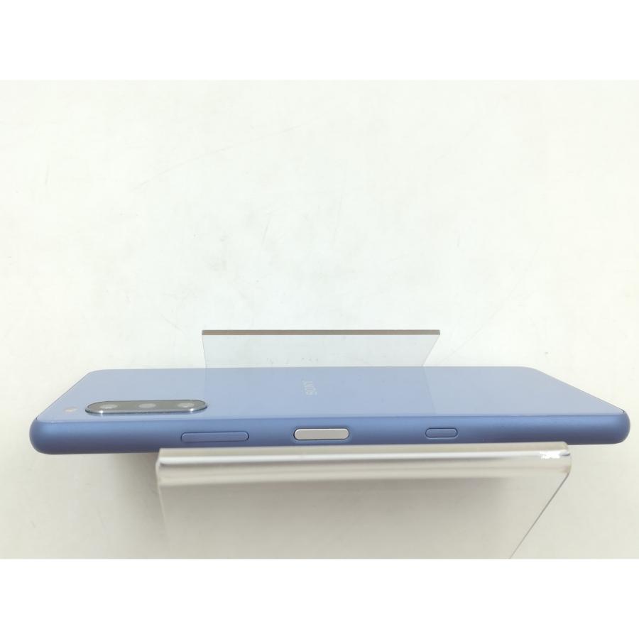 中古】SONY au 【SIMロック解除済み】 Xperia 10 III ブルー 6GB 128GB
