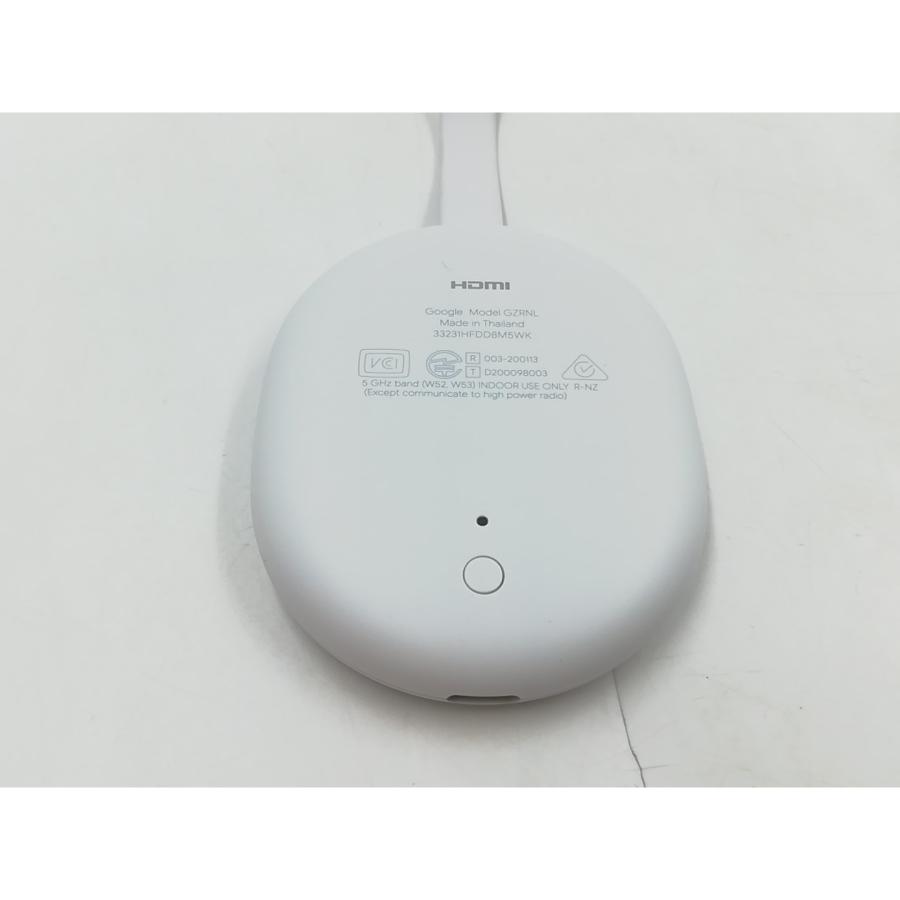 中古】Google Chromecast with Google TV 4K（2020） スノー GA01919