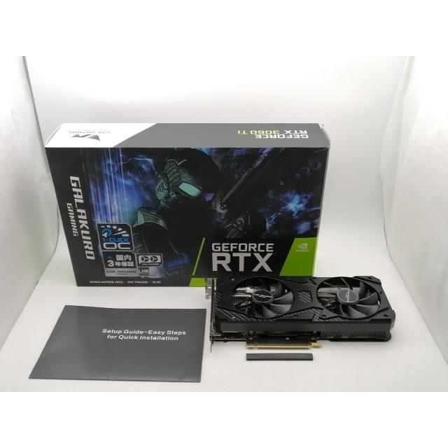 中古】玄人志向 GALAKURO GAMING GG-RTX3060Ti-E8GB/DF/LHR RTX3060Ti