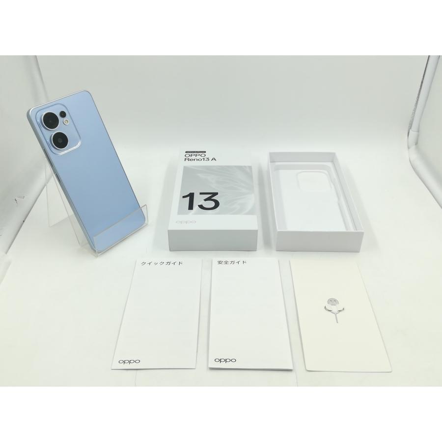 中古】Oppo UQmobile 【SIMフリー】 OPPO Reno13 A アイスブルー 8GB