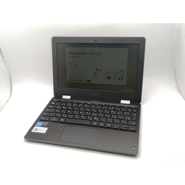 中古】Chromebook Flip C214MA C214MA-GA0029 ダークグレー【Celeron