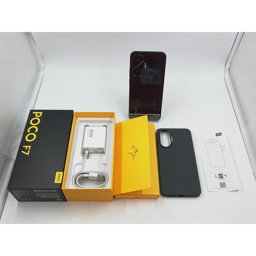 【新品未開封】POCO F7 12GB / 256GB SIMフリー　ブラック SIMフリー】POCO F7 Pro 12GB+256GB ブラック MZB0JVKJP Xiaomi
