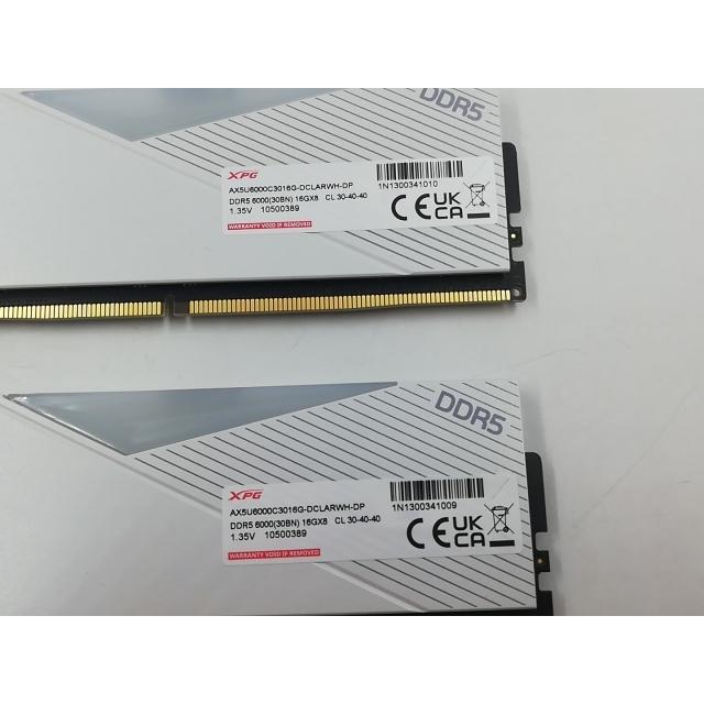 (中古)SK hynix DDR5 16GB 2枚組 32GB 4800 ノート 中古】DDR5 16GB 2枚組（合計32GB） DDR5-6000(PC5-48000