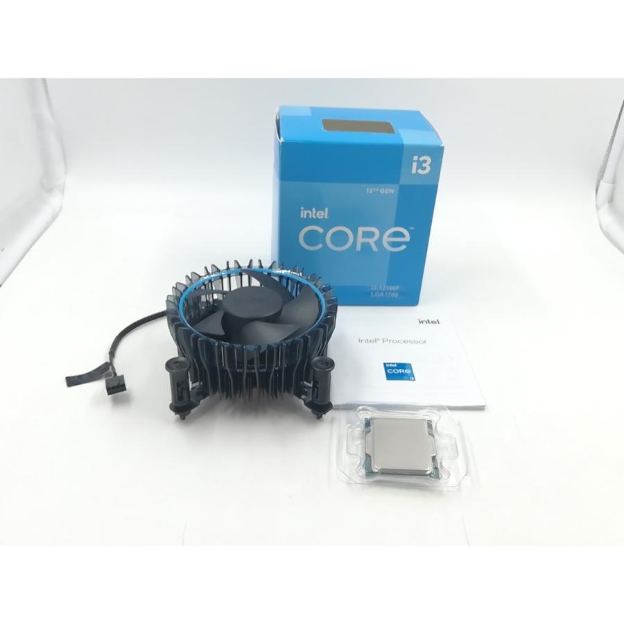 中古】Intel Core i3-12100F(3.3GHz) Box LGA1700/4C(P:4C/E:0C)/8T/L3
