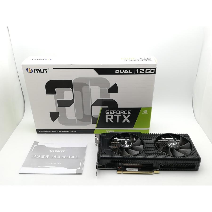 中古】Palit GeForce RTX 3060 Dual 12GB（NE63060019K9-190AD