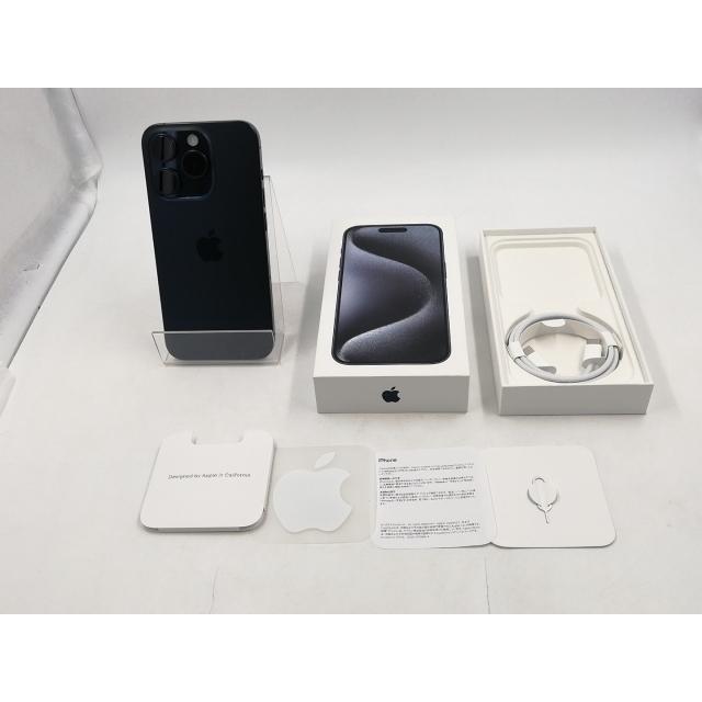 【中古】Apple 国内版 【SIMフリー】 iPhone 15 Pro 256GB ブルーチタニウム MTUG3J/A【千葉】保証期間１ヶ月【ランクA】の画像