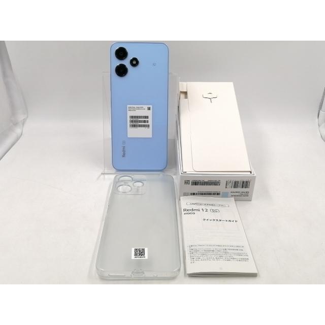 中古】Xiaomi UQmobile 【SIMフリー】 Redmi 12 5G 4GB 128GB スカイ