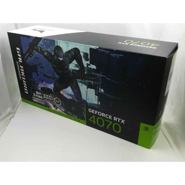 中古】玄人志向 GALAKURO GAMING GG-RTX4070-E12GB/EX/TP RTX4070/12GB