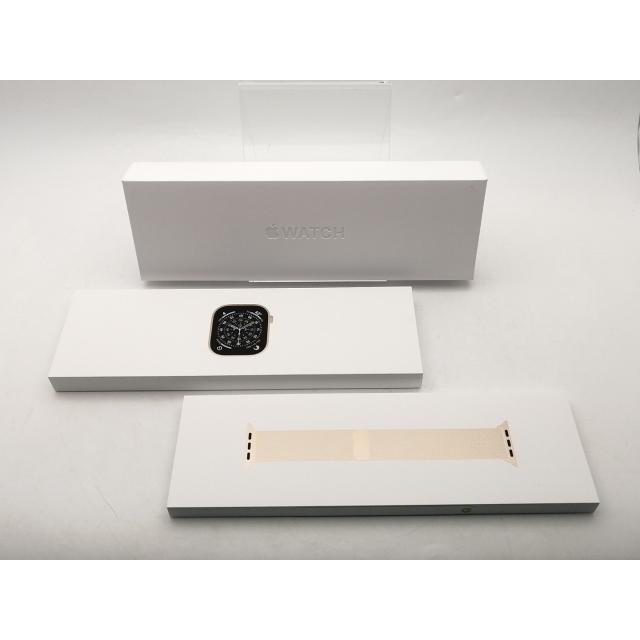 【未使用】Apple Apple Watch Series11 46mm Cellular ゴールドチタニウムケース/ゴールドミラネーゼループ (S/M) MFD74J/A【千葉】保証期間３ヶ月の画像