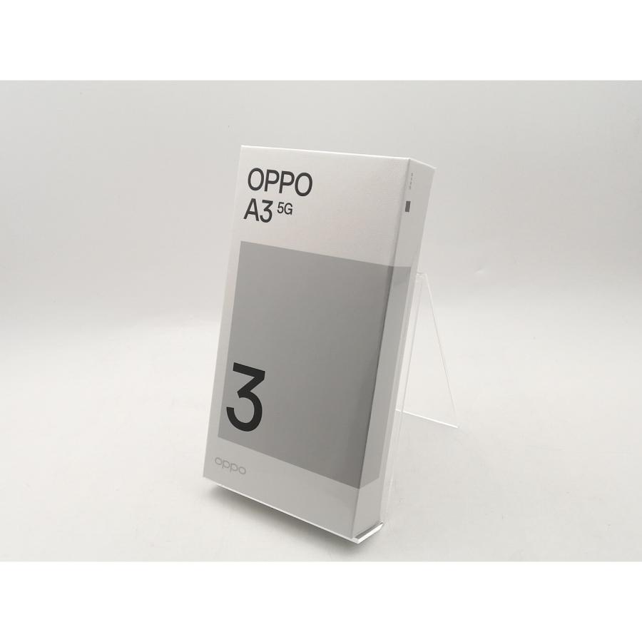 未使用】Oppo ymobile 【SIMフリー】 OPPO A3 5G 4GB 128GB ブラック