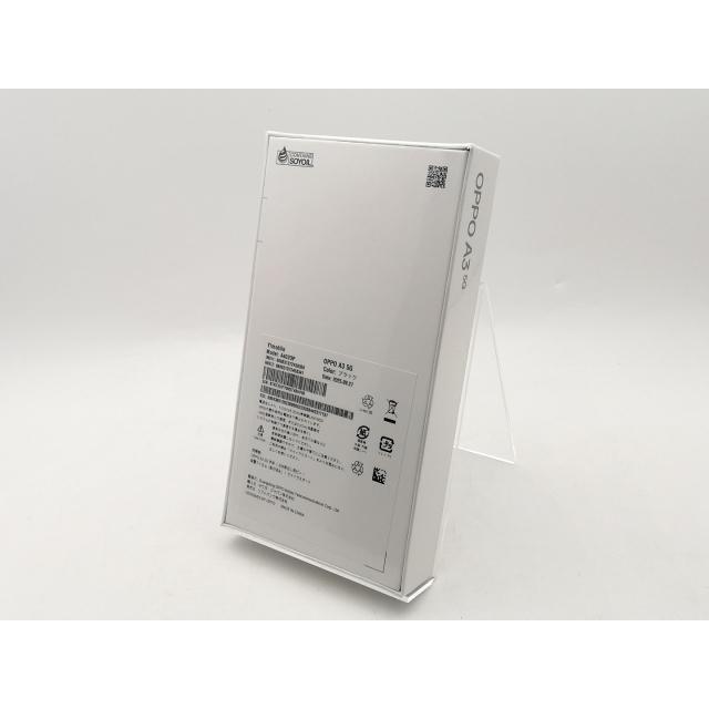 未使用】Oppo ymobile 【SIMフリー】 OPPO A3 5G 4GB 128GB ブラック