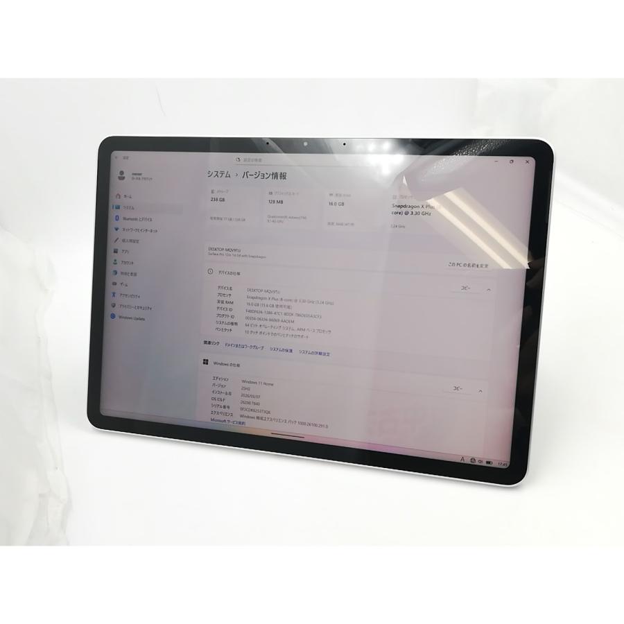 中古】Surface Pro Copilot+PC 12インチ EP2-27651 プラチナ 【SD X