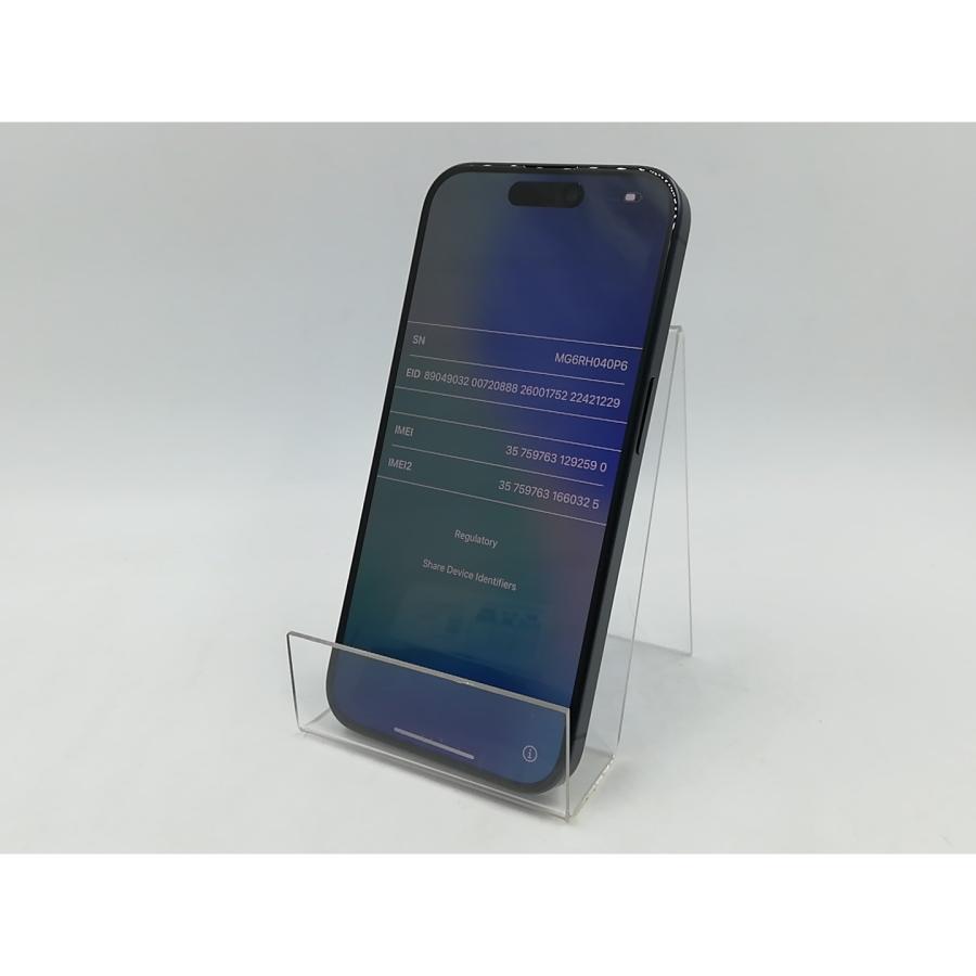【中古】Apple 国内版 【SIMフリー】 iPhone 15 Pro 128GB ブルーチタニウム MTUA3J/A【千葉】保証期間１ヶ月【ランクA】の画像
