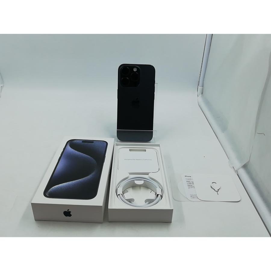 【中古】Apple 国内版 【SIMフリー】 iPhone 15 Pro 128GB ブルーチタニウム MTUA3J/A【千葉】保証期間１ヶ月【ランクA】の画像