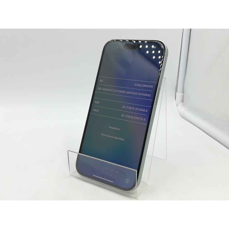 【中古】Apple 国内版 【SIMフリー】 iPhone 15 128GB グリーン MTMM3J/A【千葉】保証期間１ヶ月【ランクA】の画像