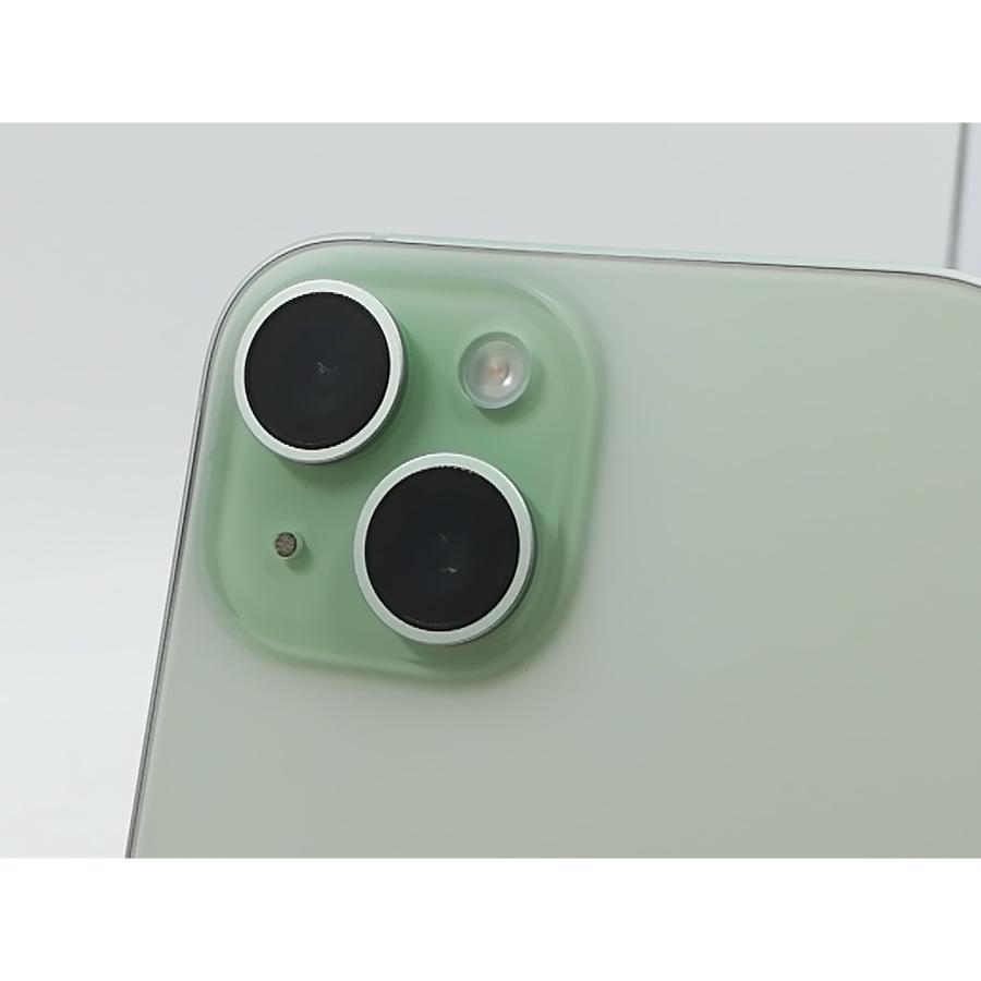 【中古】Apple 国内版 【SIMフリー】 iPhone 15 128GB グリーン MTMM3J/A【千葉】保証期間１ヶ月【ランクA】の画像