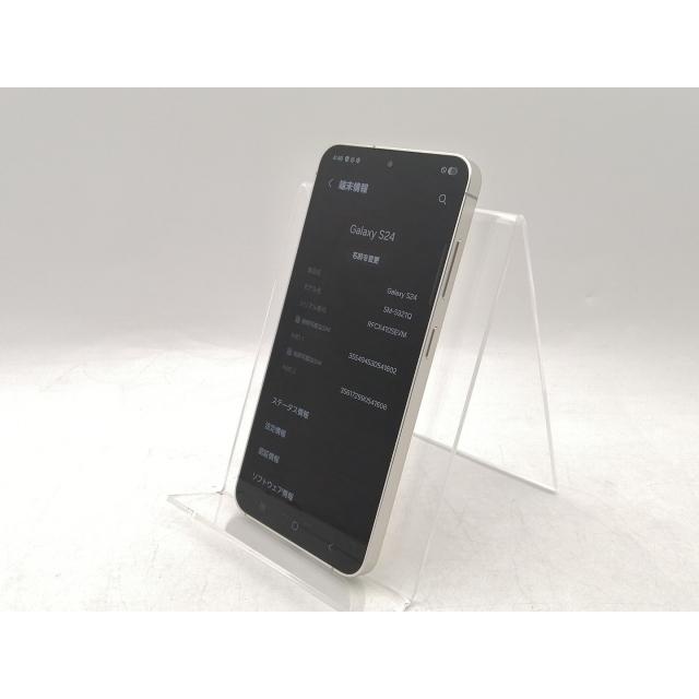 中古】SAMSUNG 国内版 【SIMフリー】 Galaxy S24 アンバーイエロー 8GB