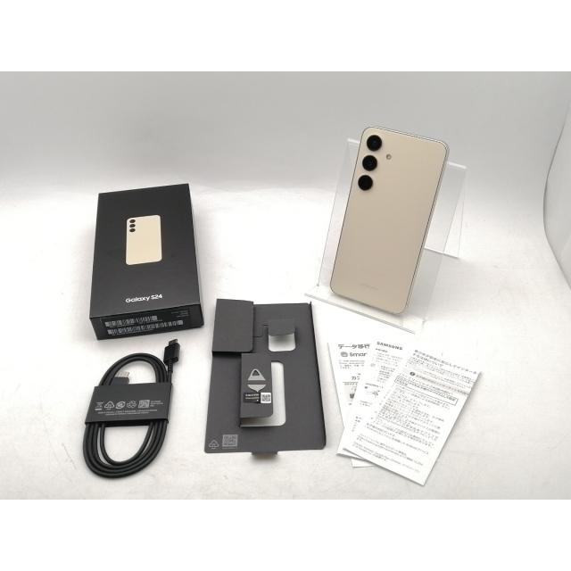 【中古】SAMSUNG 国内版 【SIMフリー】 Galaxy S24 アンバーイエロー 8GB 256GB SM-S921QZYESJP【千葉】保証期間１ヶ月【ランクA】の画像