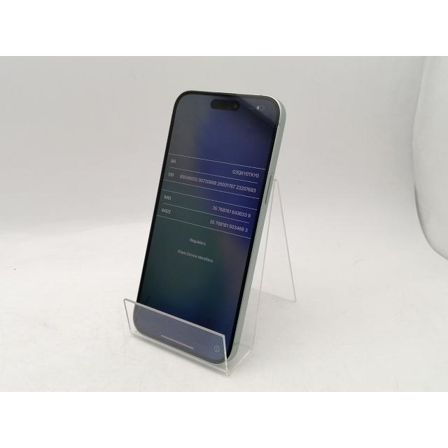 【中古】Apple 国内版 【SIMフリー】 iPhone 15 Plus 256GB グリーン MU0Q3J/A【川崎】保証期間１ヶ月【ランクA】の画像
