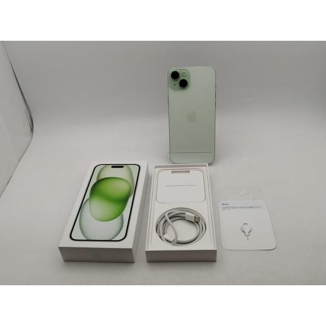 【中古】Apple 国内版 【SIMフリー】 iPhone 15 Plus 256GB グリーン MU0Q3J/A【川崎】保証期間１ヶ月【ランクA】の画像