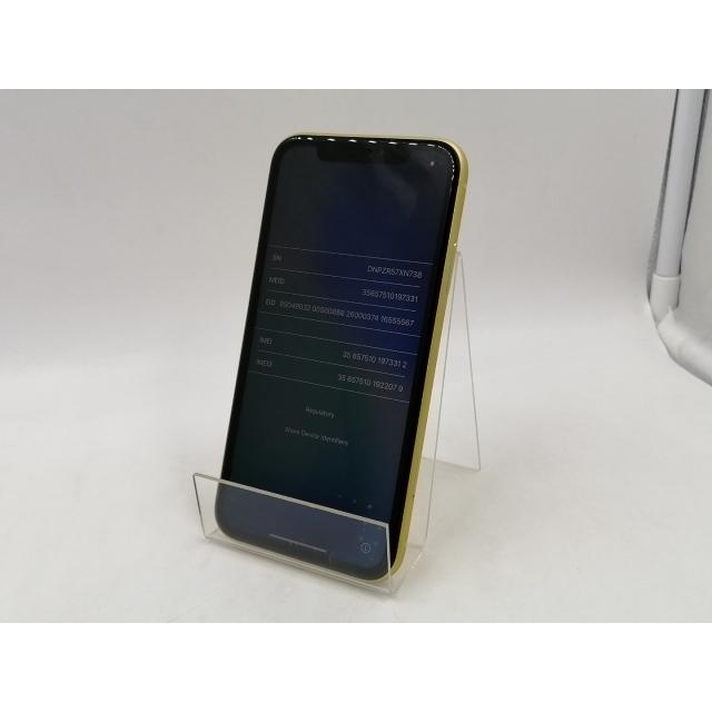 中古】Apple au 【SIMロック解除済み】 iPhone 11 64GB イエロー