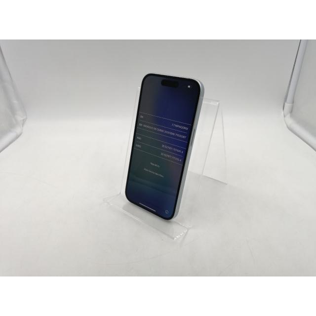中古】Apple docomo 【SIMフリー】 iPhone 15 128GB ブルー MTML3J/A