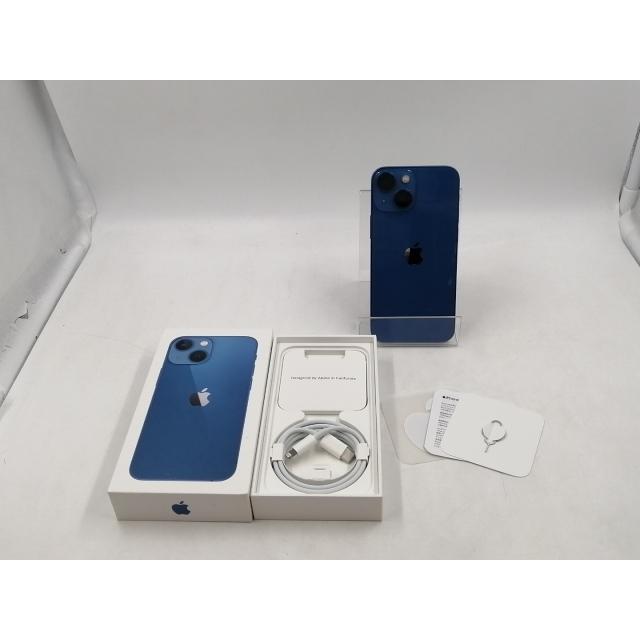 【中古】Apple au 【SIMフリー】 iPhone 13 mini 256GB ブルー MLJN3J/A【千葉】保証期間１ヶ月【ランクA】の画像