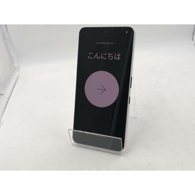【中古】NOTHING 国内版 【SIMフリー】 Nothing Phone (3a) ホワイト 8GB 128GB【千葉】保証期間１ヶ月【ランクB】の画像