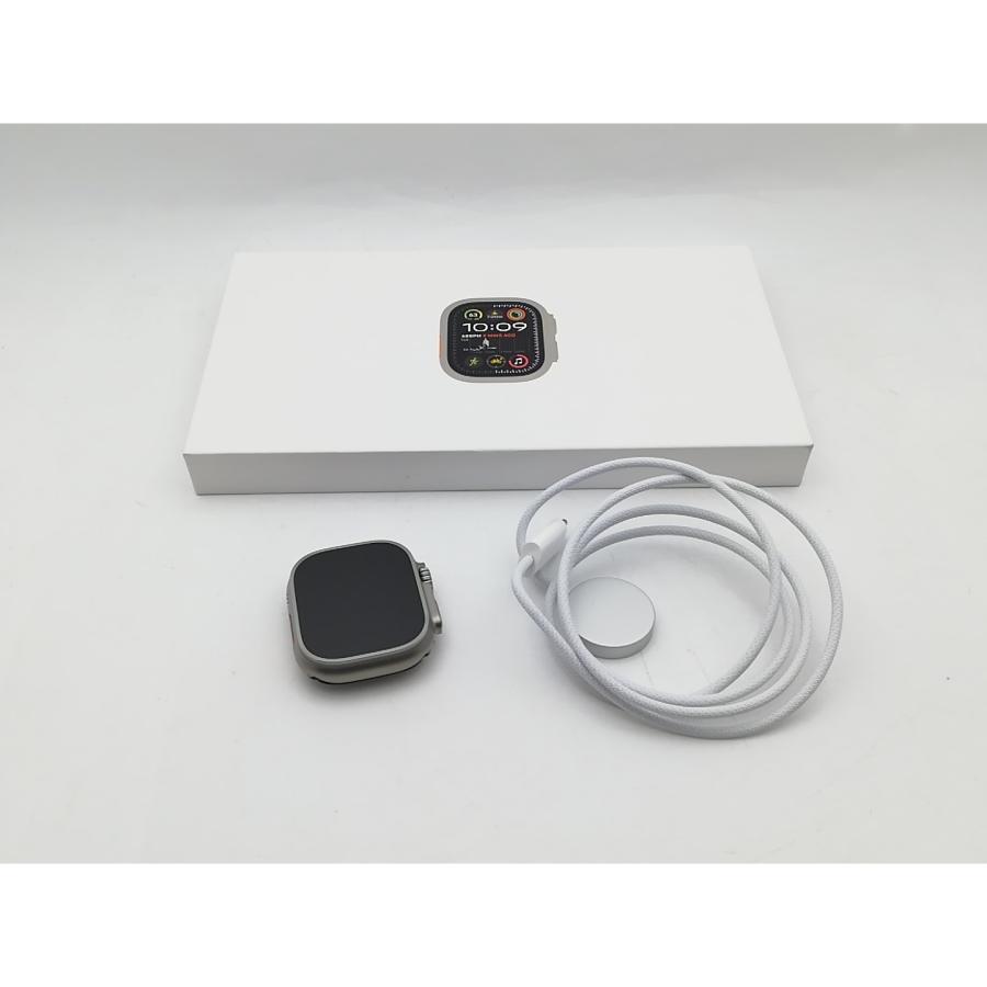 【中古】Apple Apple Watch Ultra2 49mm Cellular ナチュラルチタニウムケース (バンド無し)【千葉】保証期間１ヶ月【ランクA】の画像