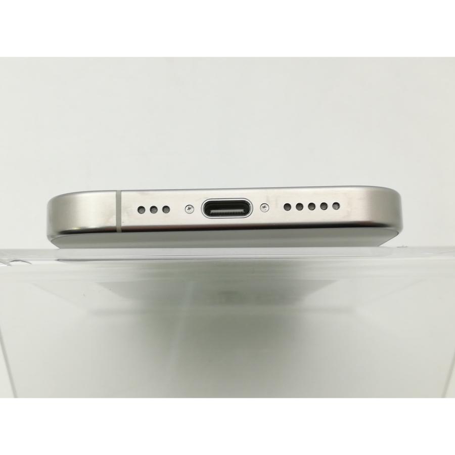 【中古】Apple 国内版 【SIMフリー】 iPhone 15 Pro 256GB ホワイトチタニウム MTUD3J/A【千葉】保証期間１ヶ月【ランクA】の画像