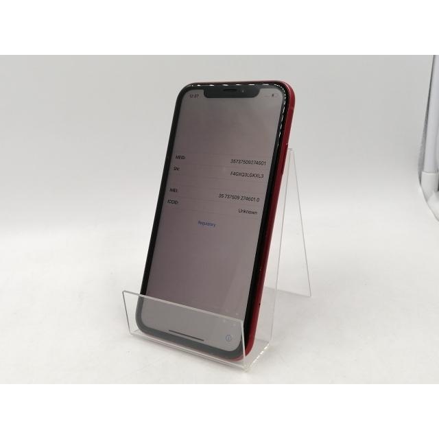 中古】Apple au 【SIMロック解除済み】 iPhone XR 64GB (PRODUCT)RED