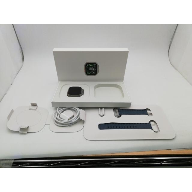 【中古】Apple Apple Watch Ultra3 49mm Cellular ナチュラルチタニウムケース/アンカーブルーオーシャンバンド MEWH4J/A【秋葉本店】保証期間１ヶ月【ランクA】の画像