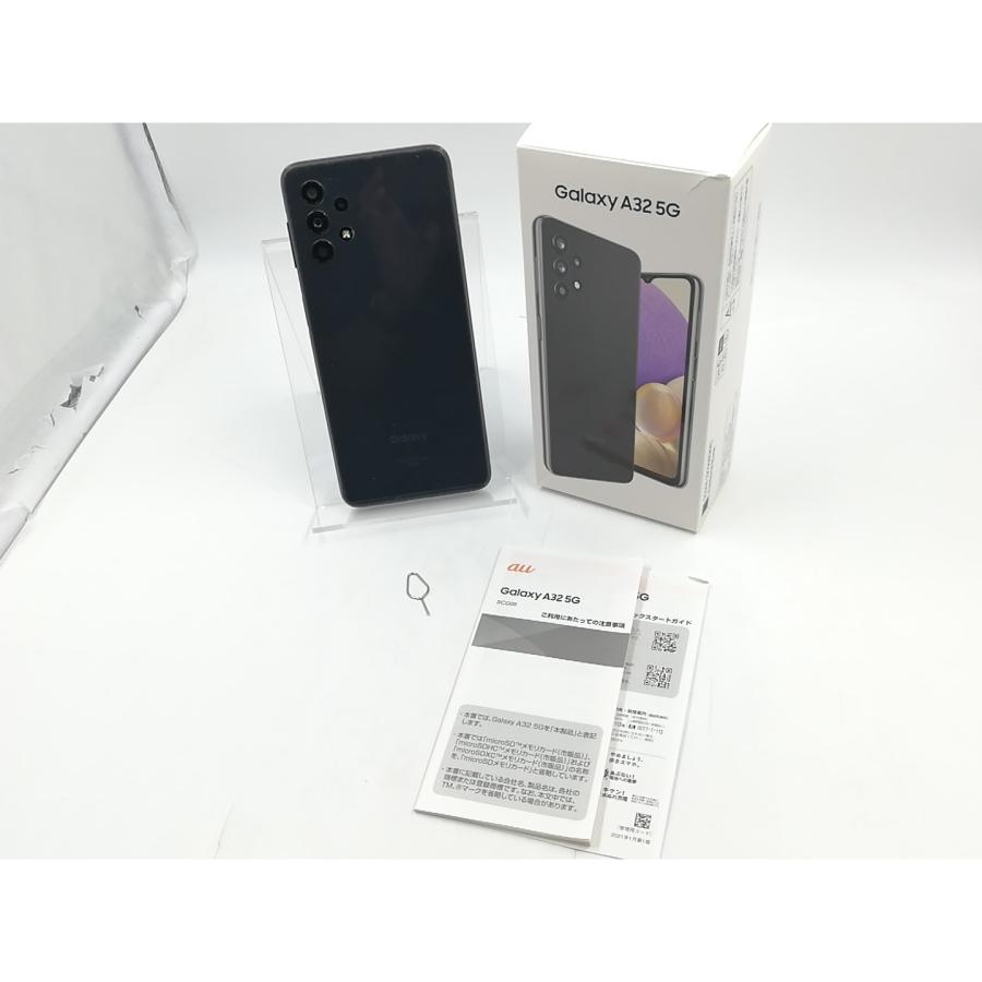 Galaxy A32 5G SCG08 au版 ブラック SIMロック解除済み 中古】SAMSUNG au 【SIMロック解除済み】 Galaxy A32 5G オーサム