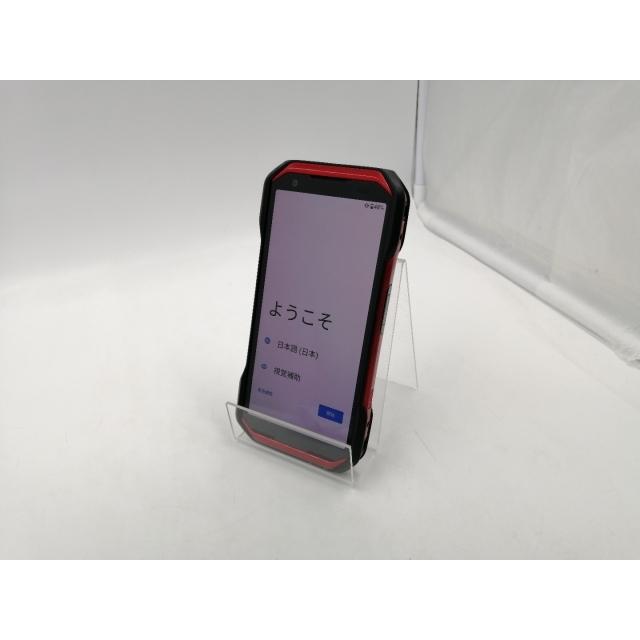 中古】KYOCERA au 【SIMフリー】 TORQUE G06 レッド 6GB 128GB KYG03
