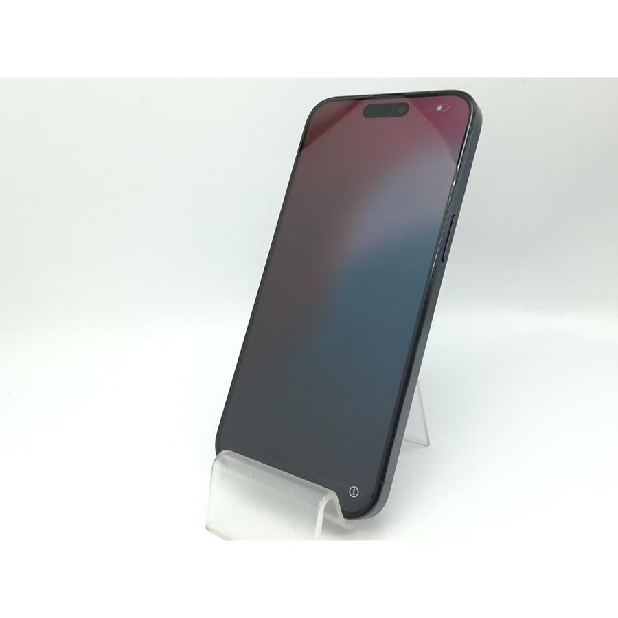 【中古】Apple au 【SIMフリー】 iPhone 15 Pro Max 512GB ブルーチタニウム MU6X3J/A【秋葉本店】保証期間１ヶ月【ランクB】の画像