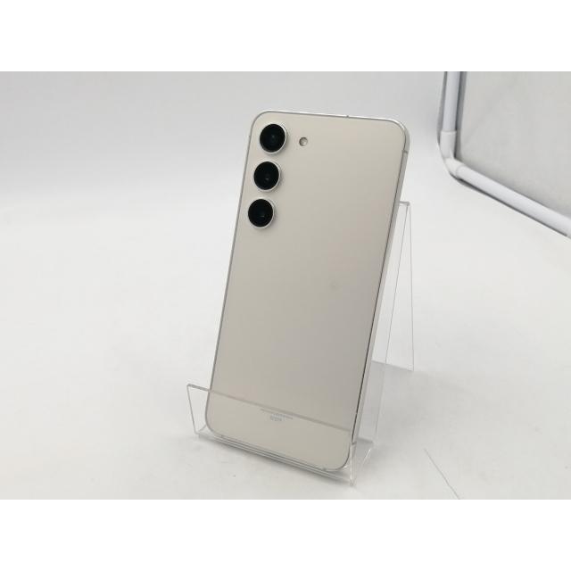 中古】SAMSUNG au 【SIMフリー】 Galaxy S23 クリーム 8GB 256GB SCG19