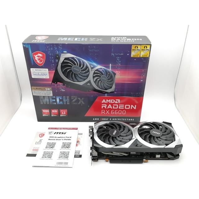中古】MSI Radeon RX 6600 MECH 2X 8G RX6600/8GB(GDDR6)/PCI-E【千葉