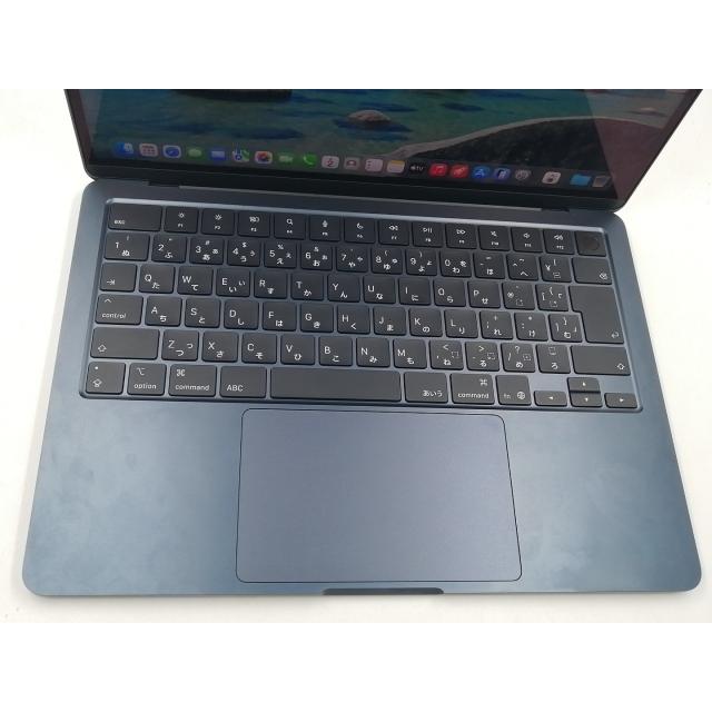【中古】Apple MacBook Air 13インチ (M4,2025) M4(CPU:10C/GPU:8C) 16GB/256GB ミッドナイト MW123J/A【千葉】保証期間１ヶ月【ランクA】の画像