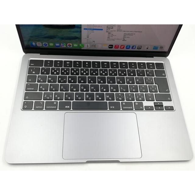 【中古】Apple MacBook Air 13インチ  M2(CPU:8C/GPU:10C) 8GB/512GB スペースグレイ MLXX3J/A (M2,2022)【千葉】保証期間１ヶ月【ランクA】の画像