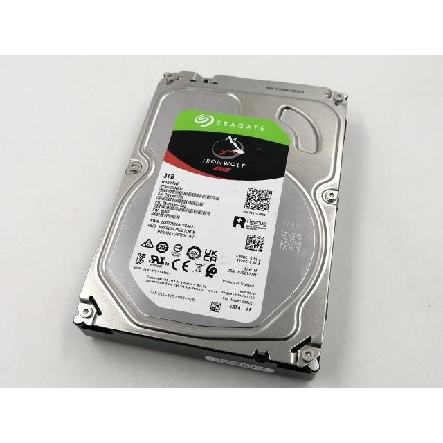 中古】Seagate ST3000VN007 IronWolf 3TB/5900rpm/64MB/6Gbps【千葉