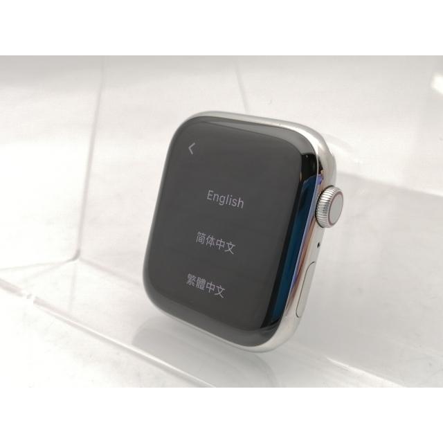中古】Apple Apple Watch Series8 45mm Cellular シルバーステンレス 