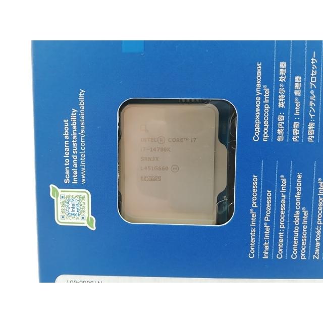 未使用】Intel Core i7-14700K(3.4GHz) Box LGA1700/20C(P:8C/E:12C