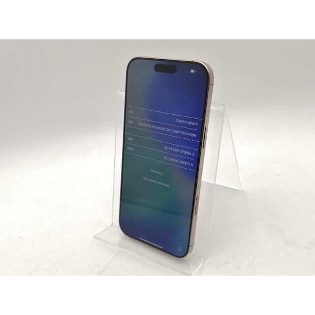 【中古】Apple au 【SIMフリー】 iPhone 16 Pro Max 256GB デザートチタニウム MYWJ3J/A【津田沼】保証期間１ヶ月【ランクA】の画像